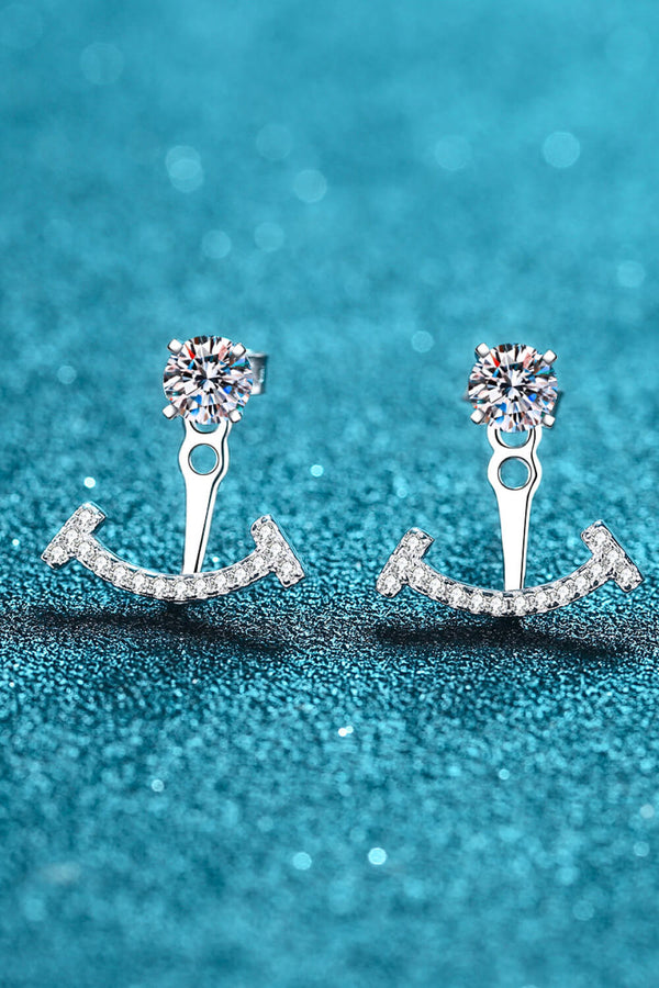 1.2 Carat Moissanite Jacket Earrings