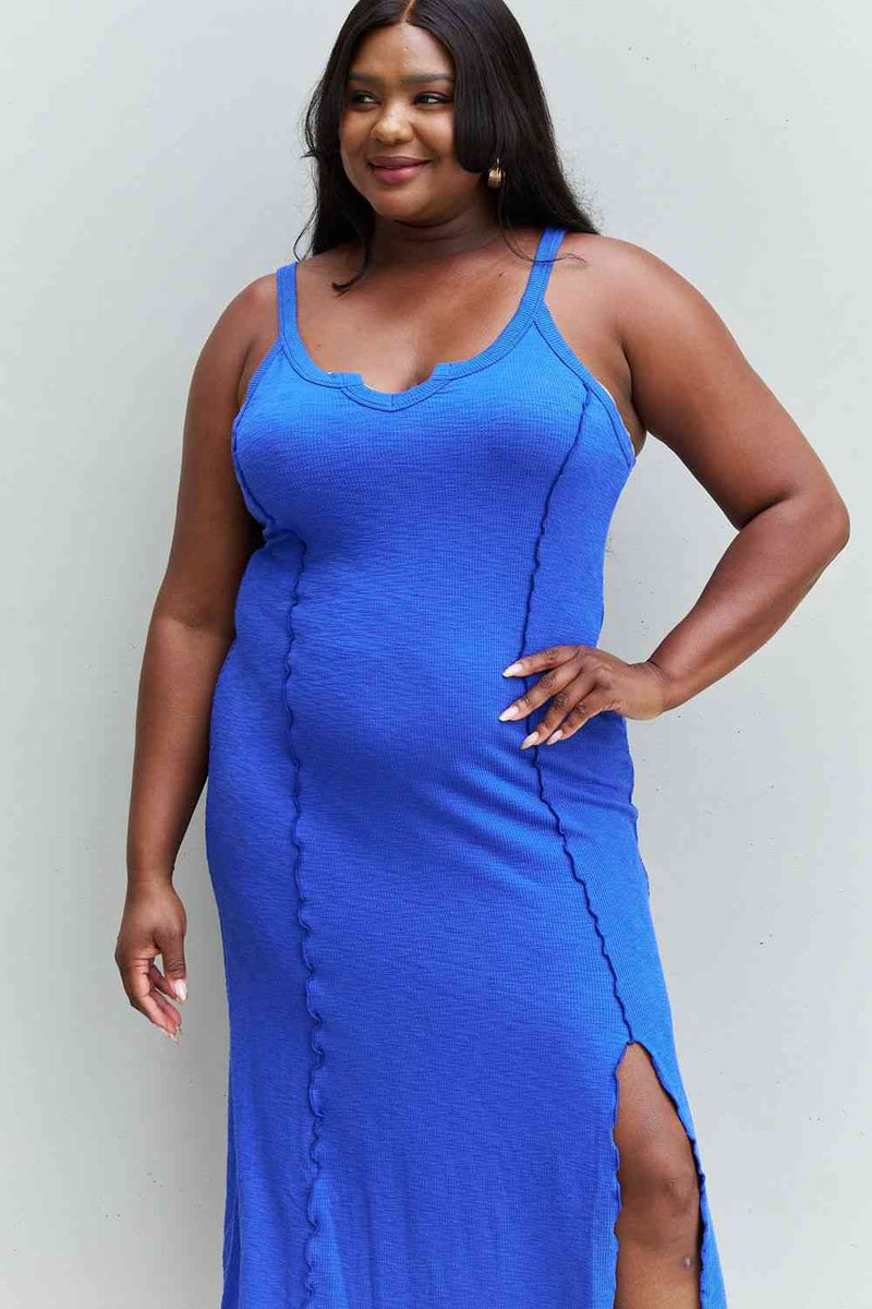 SALE! Culture Code Royal Blue Midi Dress