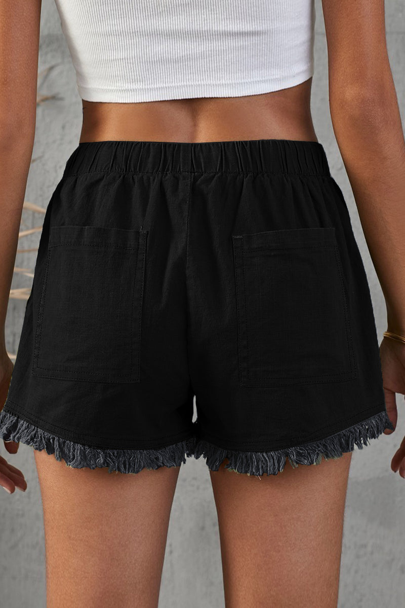 Denim Desire Drawstring Pocket Shorts | 3 Colors