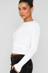 Addison Crewneck Second Skin Stretch Top | 6 Colors *pre-order*