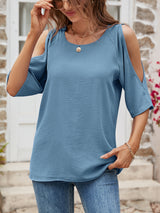 Colbie Textured Split Sleeve Blouse | 3 Colors