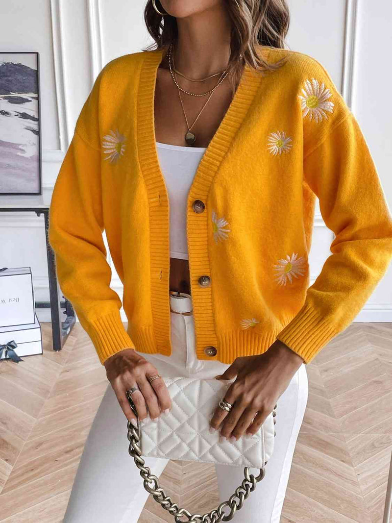 Daisy Delight Button Up Cardigan | 5 Colors