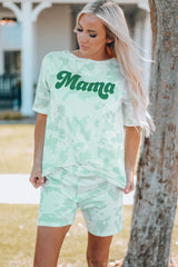 MAMA Graphic Top & Shorts Lounge Set | MOMMY & ME SETS