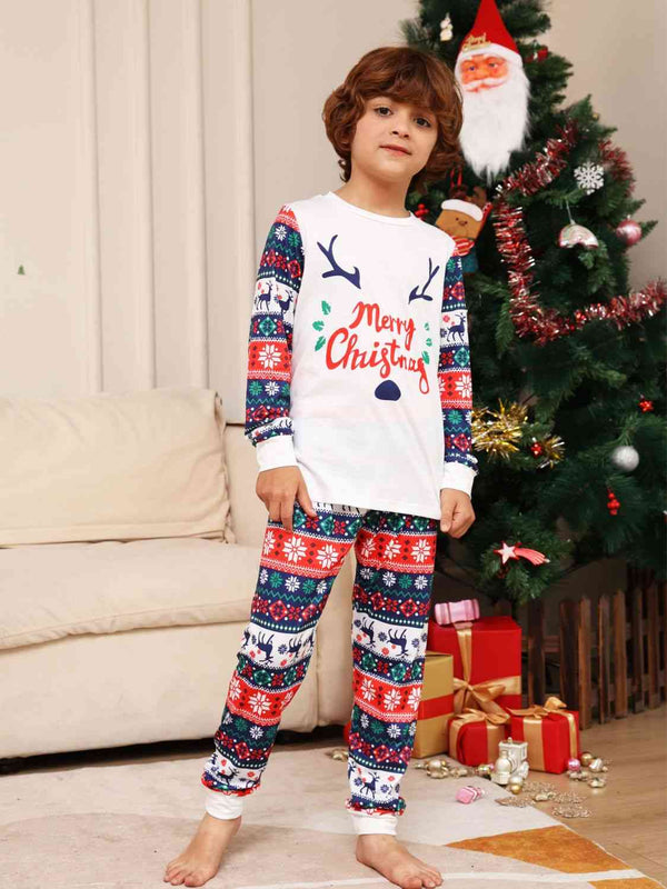 Kid's Festive Holiday Loungewear Pajama Set