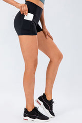 Curve Flow Side Pockets Athleisure Shorts | 4 Colors