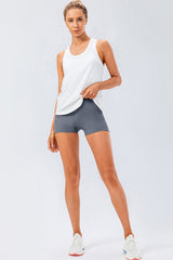 Curve Flow Side Pockets Athleisure Shorts | 4 Colors