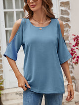 Colbie Textured Split Sleeve Blouse | 3 Colors