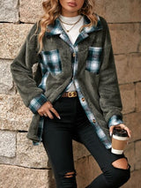 Heritage Plaid Contrast Dropped Shoulder Coat | 5 Colors *pre-order*