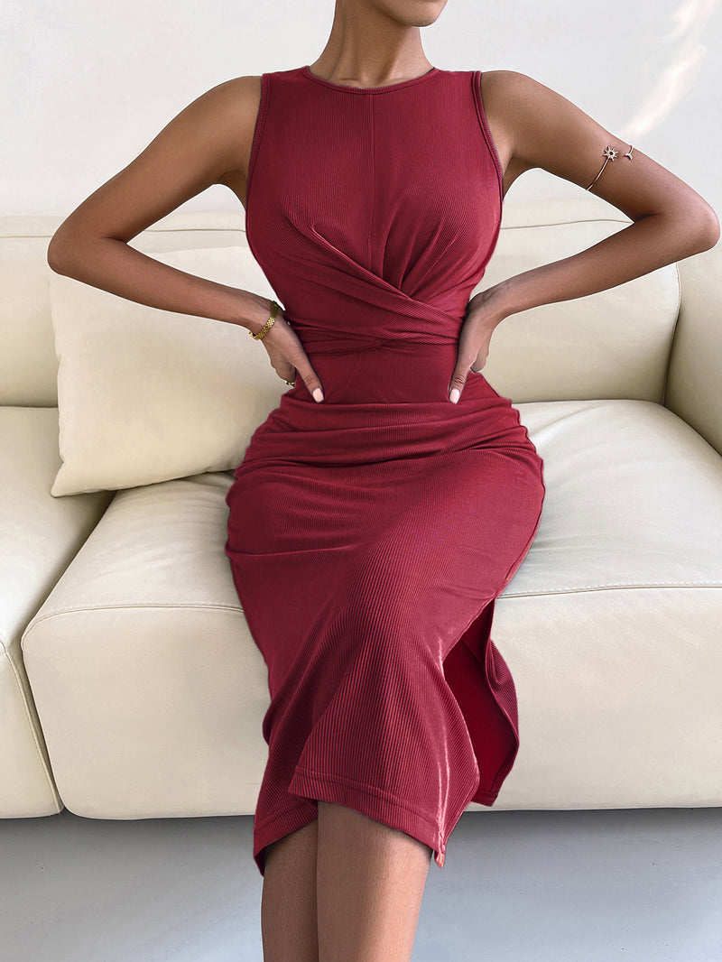 Tied and True Ribbed Midi Dress | 3 Colors