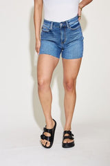 Judy Blue High Waist Slim Denim Shorts