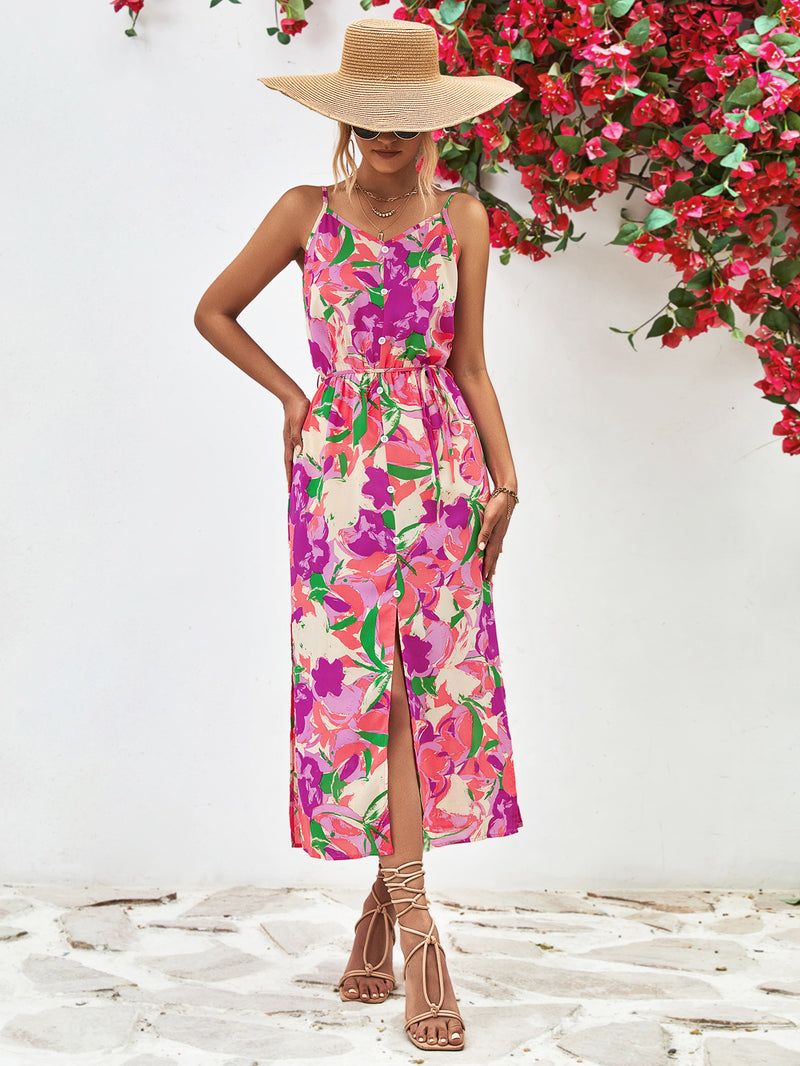 Catalina Island Floral Midi Dress | 2 Colors *pre-order*