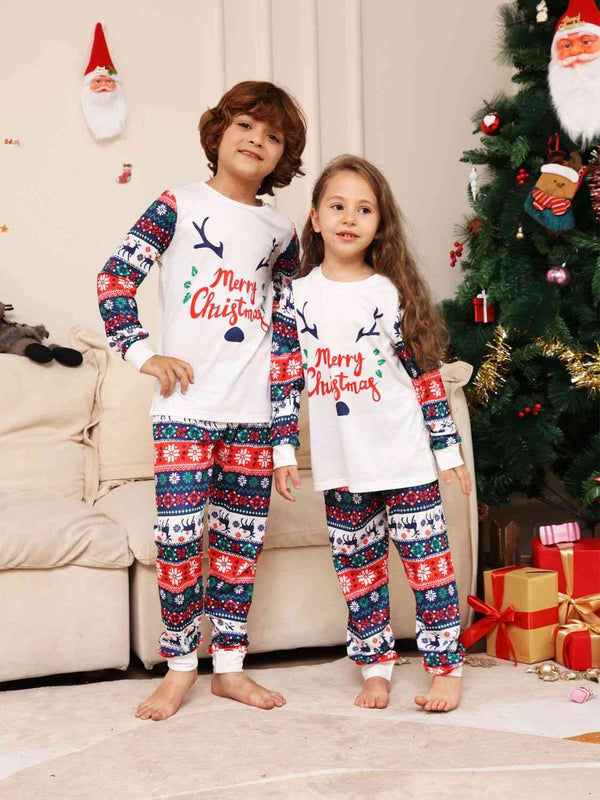 Kid's Festive Holiday Loungewear Pajama Set