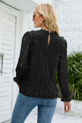 Embrace the Lace Flounce Sleeve Top | 4 Colors *pre-order*