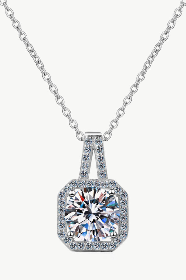 1 Carat Moissanite Necklace