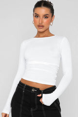 Addison Crewneck Second Skin Stretch Top | 6 Colors *pre-order*