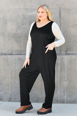 Chill Pill Straight Leg Pocketed Jumpsuit | 2 Colors