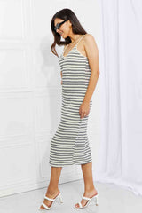 Y2K Knit Sleeveless Midi Dress