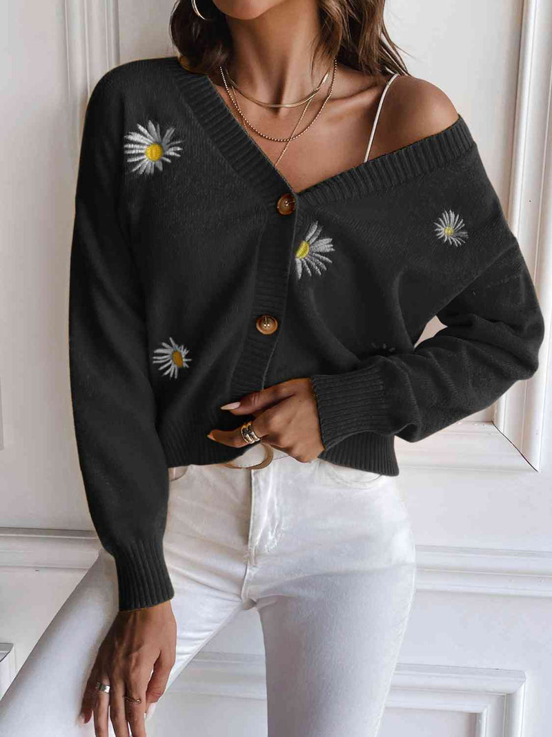 Daisy Delight Button Up Cardigan | 5 Colors