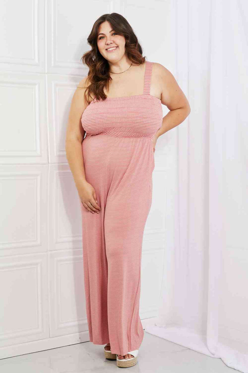 SALE! Only Exception Striped Jumpsuit