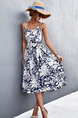 Serena Smocked Floral Midi Dress - 2 Colors