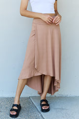 SALE! Hi-Lo Hem Midi Skirt