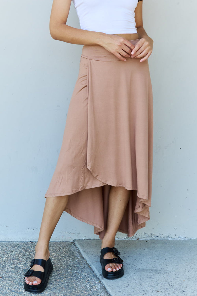 SALE! Hi-Lo Hem Midi Skirt