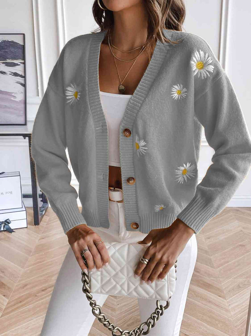 Daisy Delight Button Up Cardigan | 5 Colors