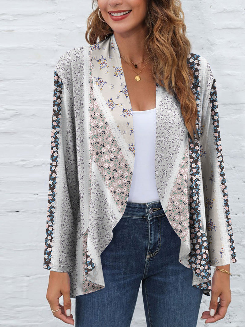 Spring Forward Draped Lightweight Cardigan