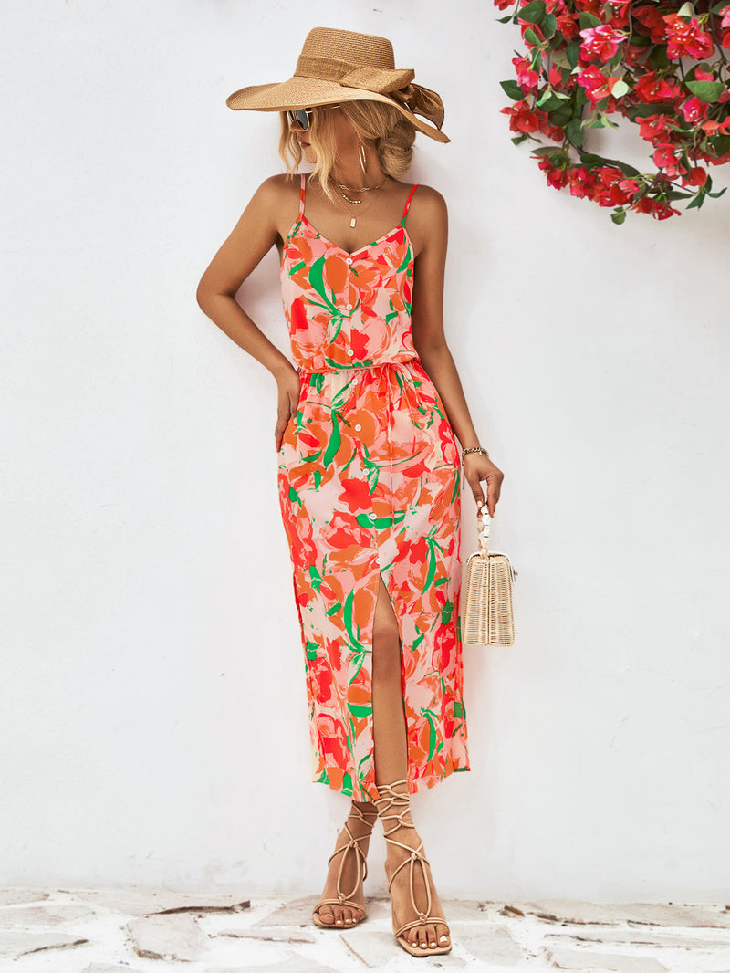 Catalina Island Floral Midi Dress | 2 Colors *pre-order*