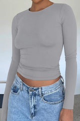 Addison Crewneck Second Skin Stretch Top | 6 Colors *pre-order*