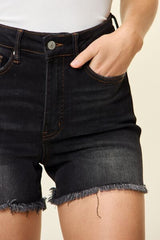 Judy Blue Black Tummy Control Shorts