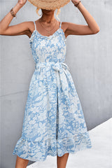 Serena Smocked Floral Midi Dress - 2 Colors