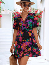 Showstopper Vibrant Wrap Dress | 2 Colors