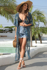 Floral Fusion Cover-Up Duster Kimono | 4 Prints