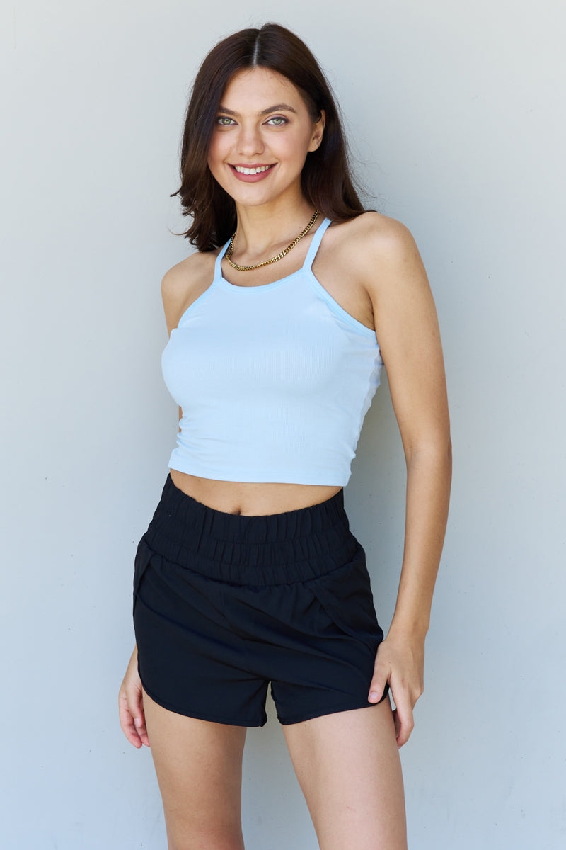 SALE! Everyday Staple Soft Ribbed Tank - Lt Blue