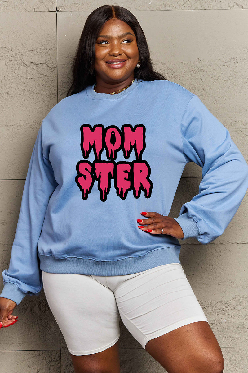 Momster Halloween Soft Graphic Sweatshirt | 3 Colors