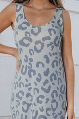 Fun & Fierce Leopard Slit Dress | 2 Colors