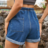 Charlie Canvas Drawstring Denim Shorts | 4 Colors