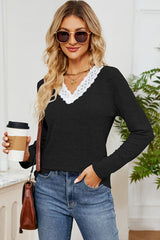 Lace Symphony Long Sleeve Top | 6 Colors