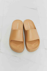 Going Natural Platform Slide Sandals