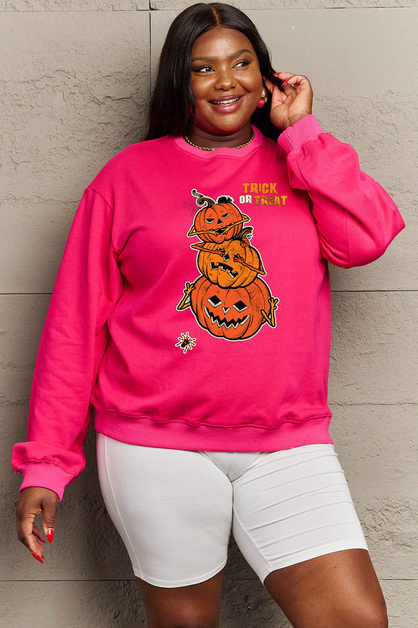 Trick or Treat Soft Graphic Sweatshirt| 6 Colors