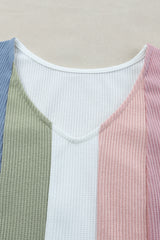 Macie Multicolored Waffle-Knit Tank | 2 Colors