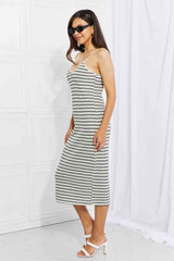 Y2K Knit Sleeveless Midi Dress