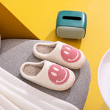 Melody Smiley Face Slippers - Pink