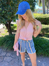 Venice Beach Judy Blue Striped Shorts