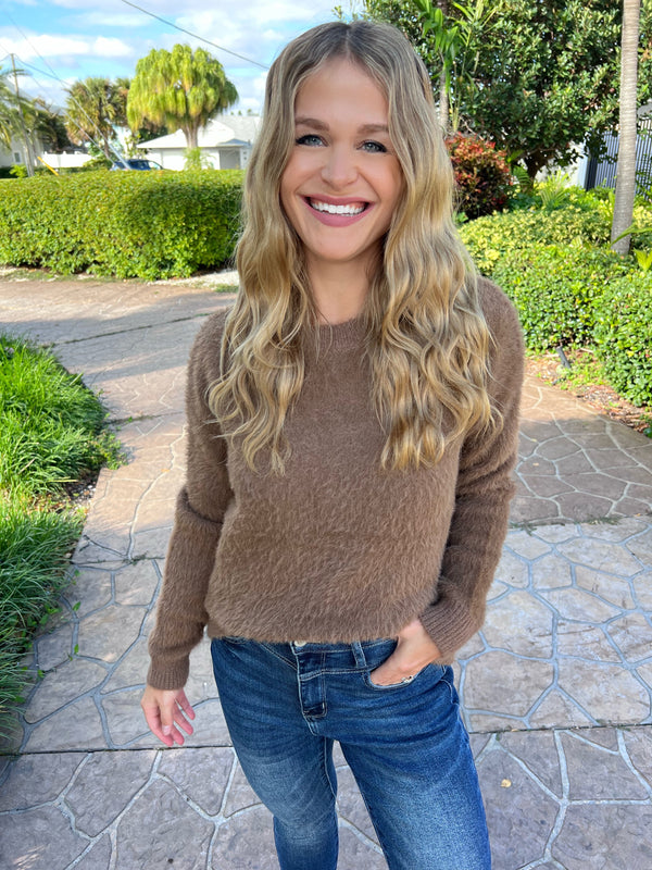 Softer Than Clouds Fuzzy Sweater | 4 Colors