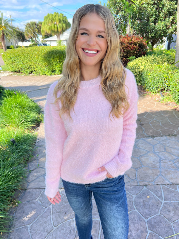 Softer Than Clouds Fuzzy Sweater | 4 Colors