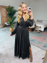 Magical Evening Elegant Long Sleeve Maxi Dress