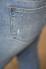 Judy Blue Slim Fit Studded Jeans