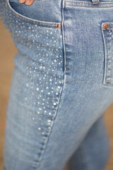 Judy Blue Slim Fit Studded Jeans